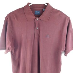 Izod 100% Cotton Silk Wash Polo Rugby Golf Shirt